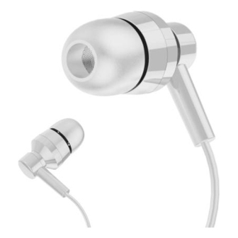 Ubon GP-321 Champ Earphone Wired Headset  (White, In the Ear)