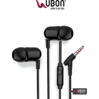 Ubon UB-760 In-ear Wired Champ Earphone Wired Headset  (Black, In the Ear)